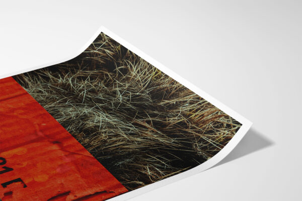 Detail van een SCANZ fine art print op katoenpapier